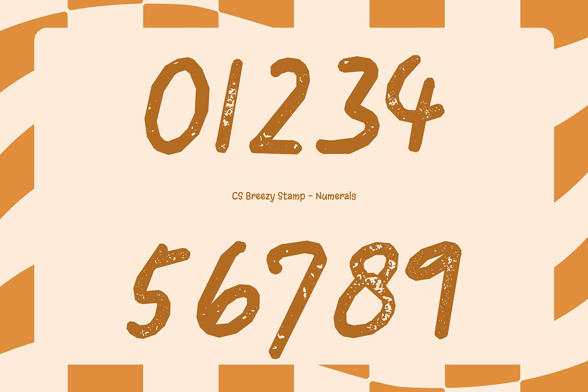 CS Breezy Stamp, a Handwritten Font by Craft Supply Co. (Photo 5 of 8)