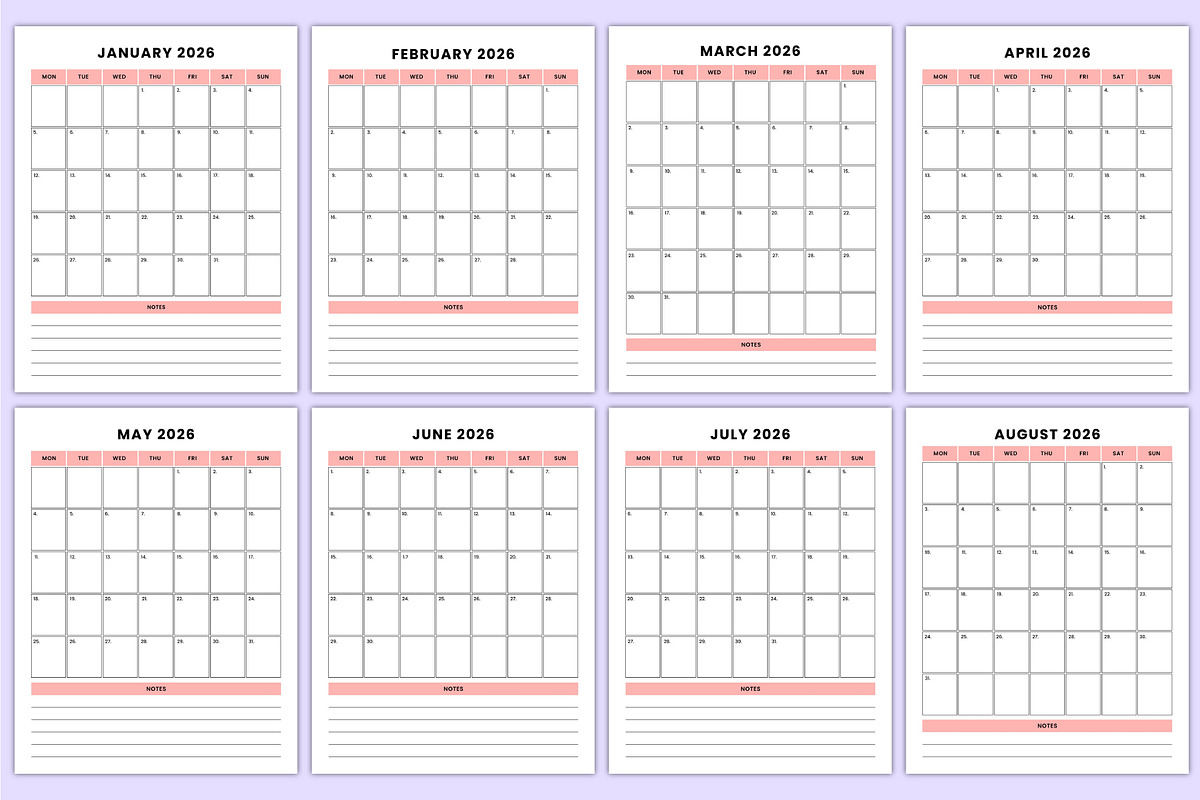 2026 Health & Fitness Journal Canva, a Stationery Template by Mustafiz (Photo 4 of 10)