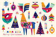 BEST CHRISTMAS BUNDLE 16 PRODUCTS, an Animal Illustration by MoleskoStudio (Thumbnail 17 of 56)