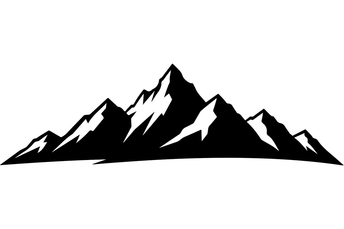 Mountain Landscape Silhouette, a Decorative Illustration by Designer_Momina (Photo 3 of 19)