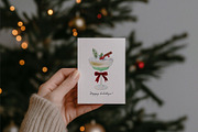 JANUARY Watercolor Winter Set, a Seasonal Illustration by Kaleriia (Thumbnail 6 of 15)