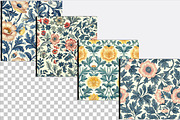 Vintage William Morris Style Floral, a Pattern Graphic by SVGArt (Thumbnail 8 of 9)