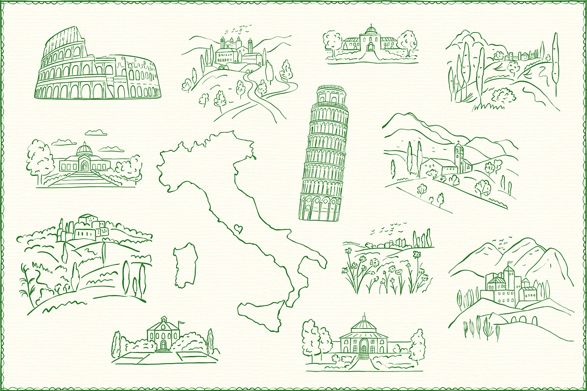 La Dolce Vita Italian Wedding SVG, an Object Illustration by Ayya Studio (Photo 6 of 13)
