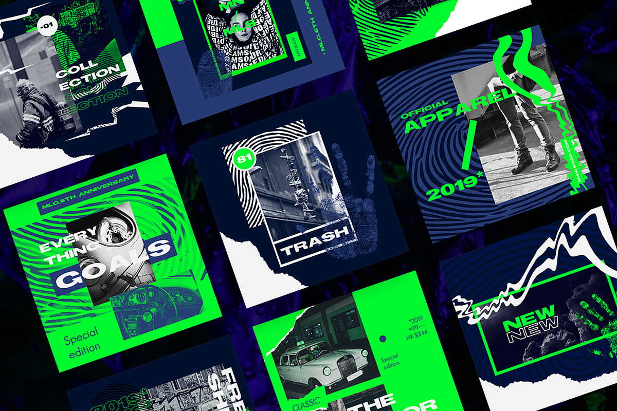 Urban Instagram Templates, a Social Media Template by Azruca | Creative ...