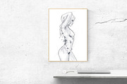 Illustration of sexy sensual woman, an Illustration by visual.addiction (Thumbnail 1 of 7)