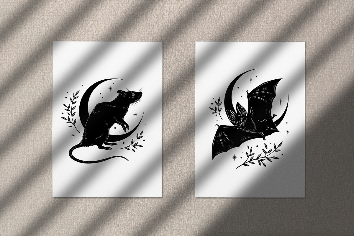 Familiar Spirits - 12 illustrations, an Animal Illustration by Croisy (Photo 3 of 7)