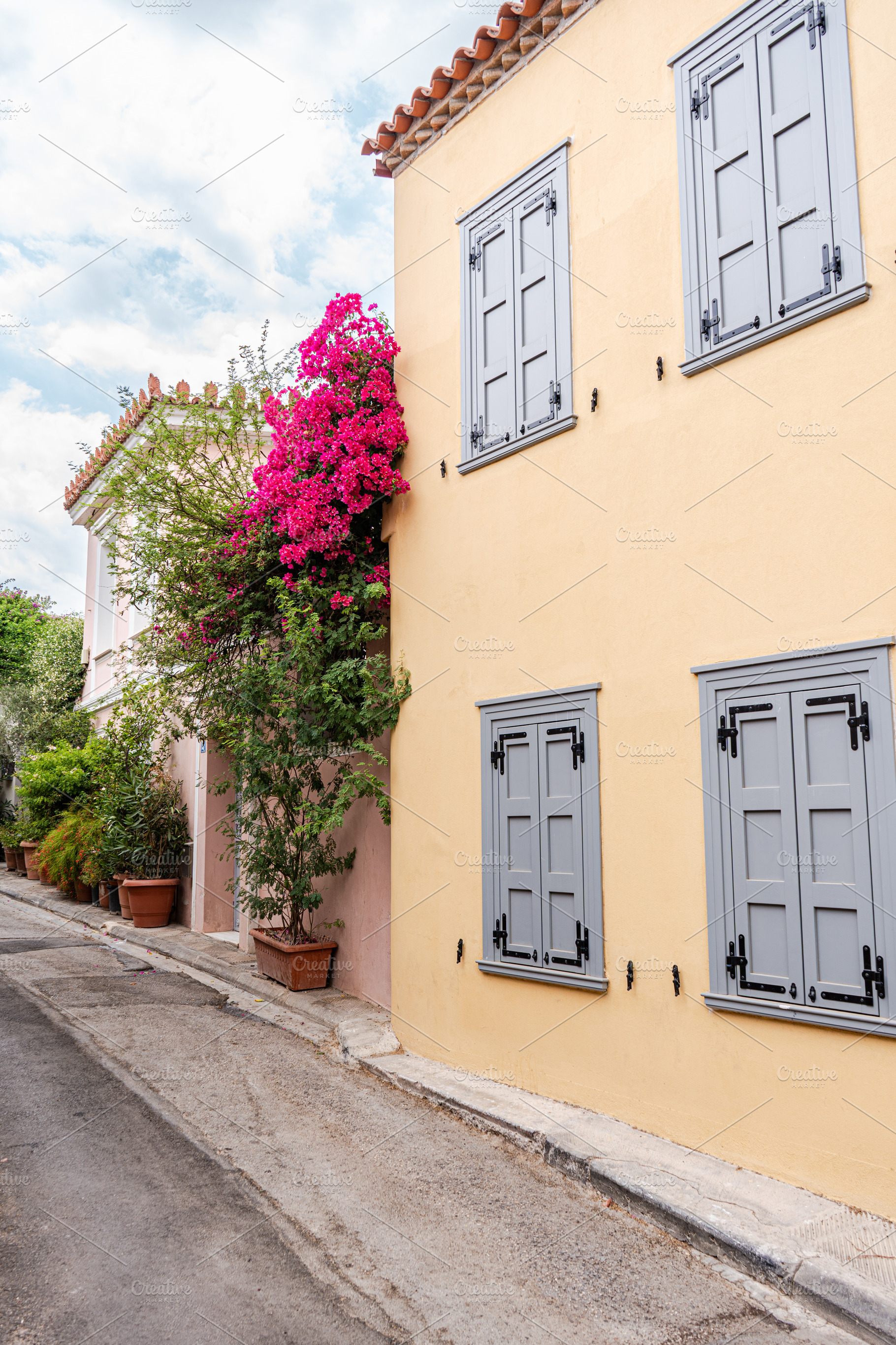Architecture of Old Athens area Plaka, an Architecture Photo by Anna Bogush