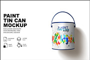 Paint Tin Can Mockup, a Product Mockup by mockupbuys (Thumbnail 1 of 3)