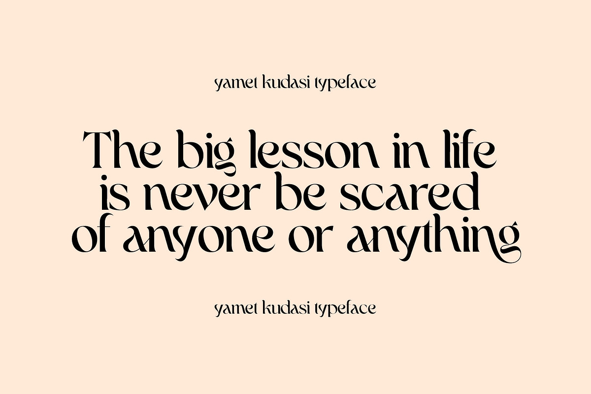 yamet kudasi-retro font, a Serif Font by NYDESIGN (Photo 2 of 11)