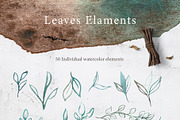 watercolor WOODLAND Collection, a Texture Illustration by Hadar Farfel (Thumbnail 5 of 8)