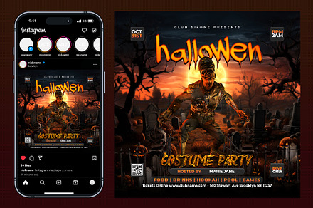 Halloween Flyer, a Flyer Template by Pixdot