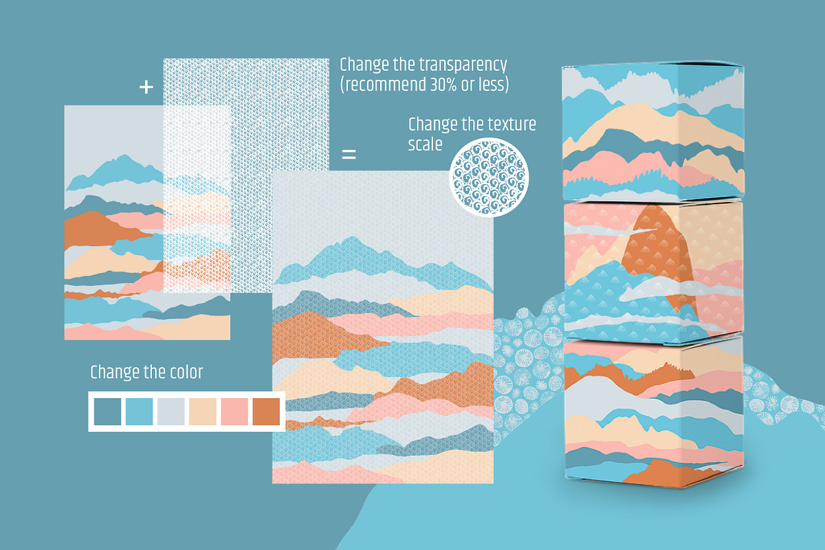 Abstract Japanese Landscape Creator, an Object Graphic by Julie&Taily (Photo 13 of 23)