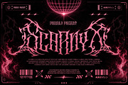Scarnix - Brutal Heavy Rock Font, a Blackletter Font by Letterara (Thumbnail 1 of 14)