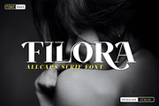 Filora All Caps Serif Font, a Serif Font by Idea Studio (Thumbnail 1 of 13)