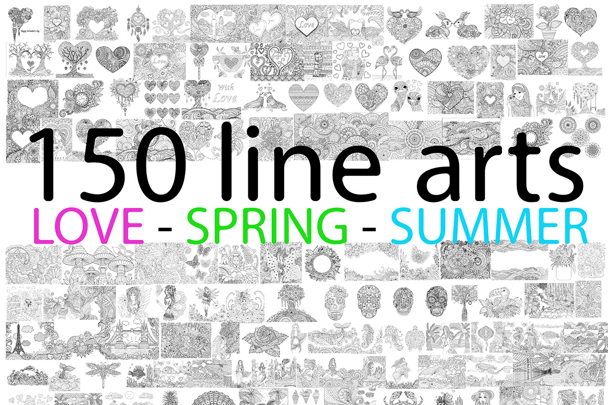 150 Designs -- LOVE-SPRING -SUMMER, an Illustration by Somjai King (Photo 1 of 4)