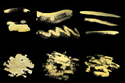 Golden textures, washes & splashes, a Texture Graphic by marie dricot (Thumbnail 5 of 12)