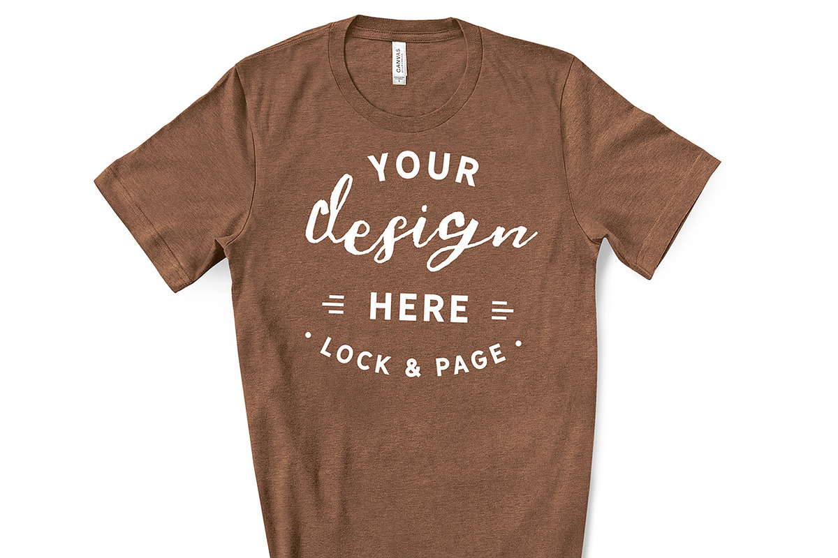 Male Bella Canvas 3001 Mockup Bundle, a Shirt Mockup by lock and page (Photo 37 of 60)