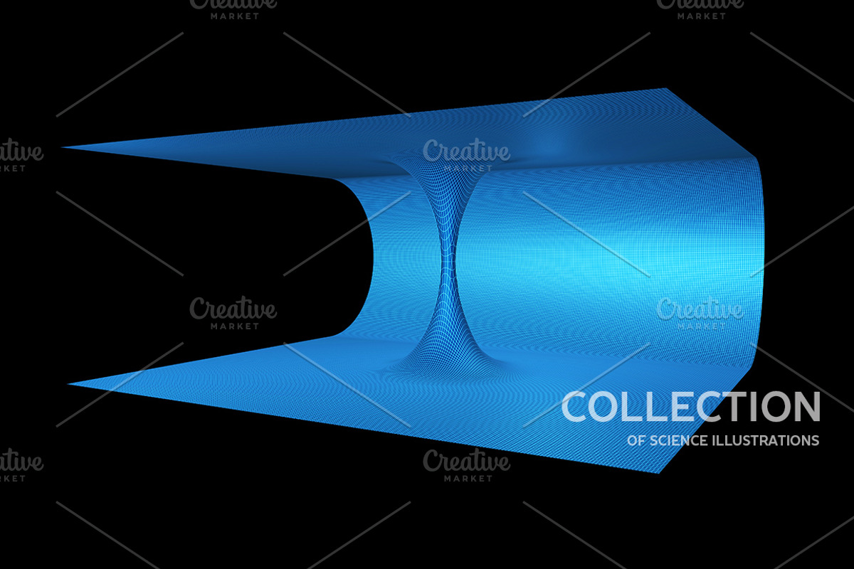 Illustrations of wormhole model., an Object Illustration by Julvil (Photo 5 of 8)