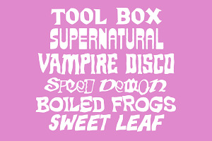6 Font Bundle