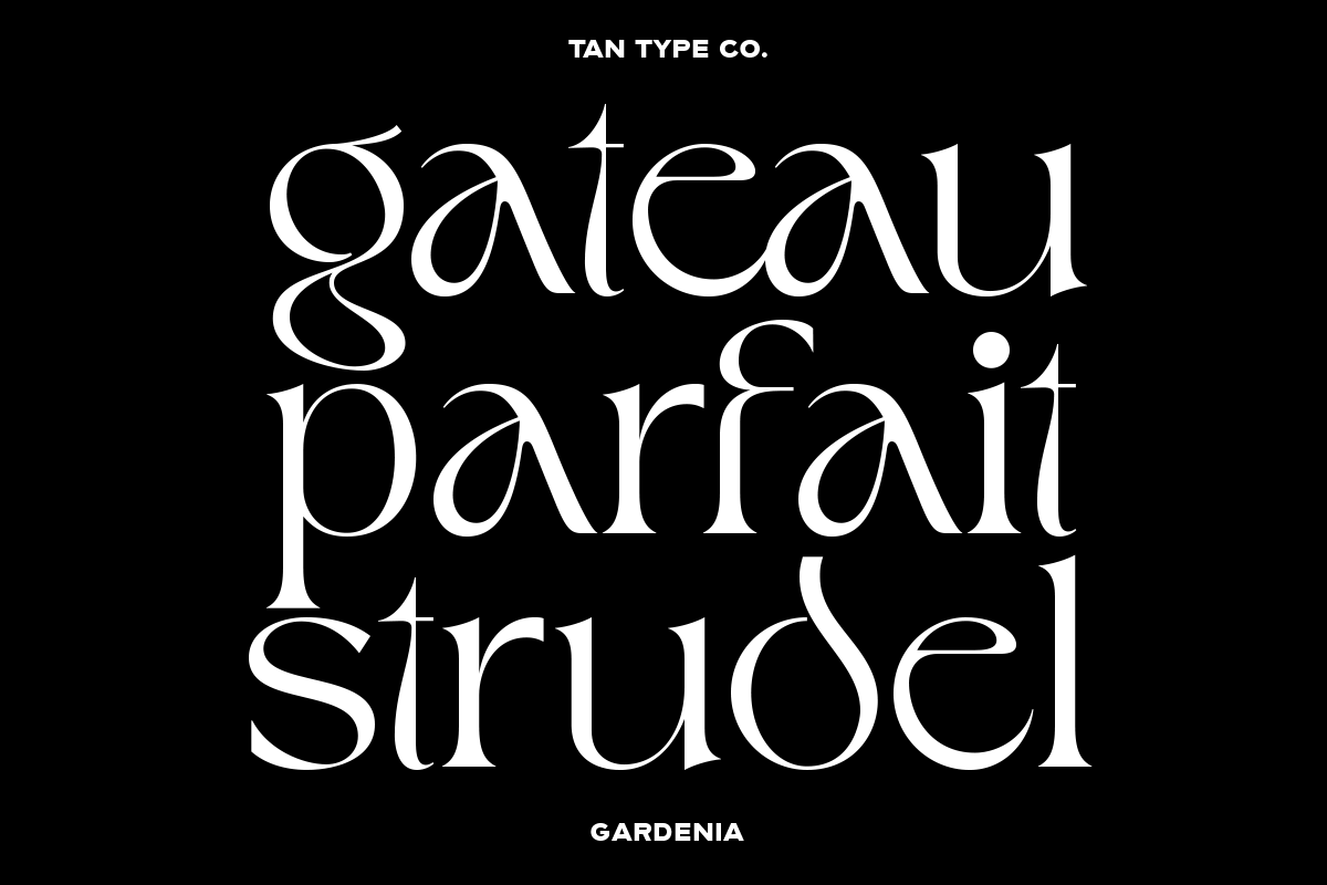 Tan Gardenia Font Free Downloadv - UIFreebies