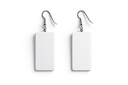 Rectangular Earring Jewelry 3D Model, an Object 3D Model by rebrandy (Thumbnail 3 of 9)