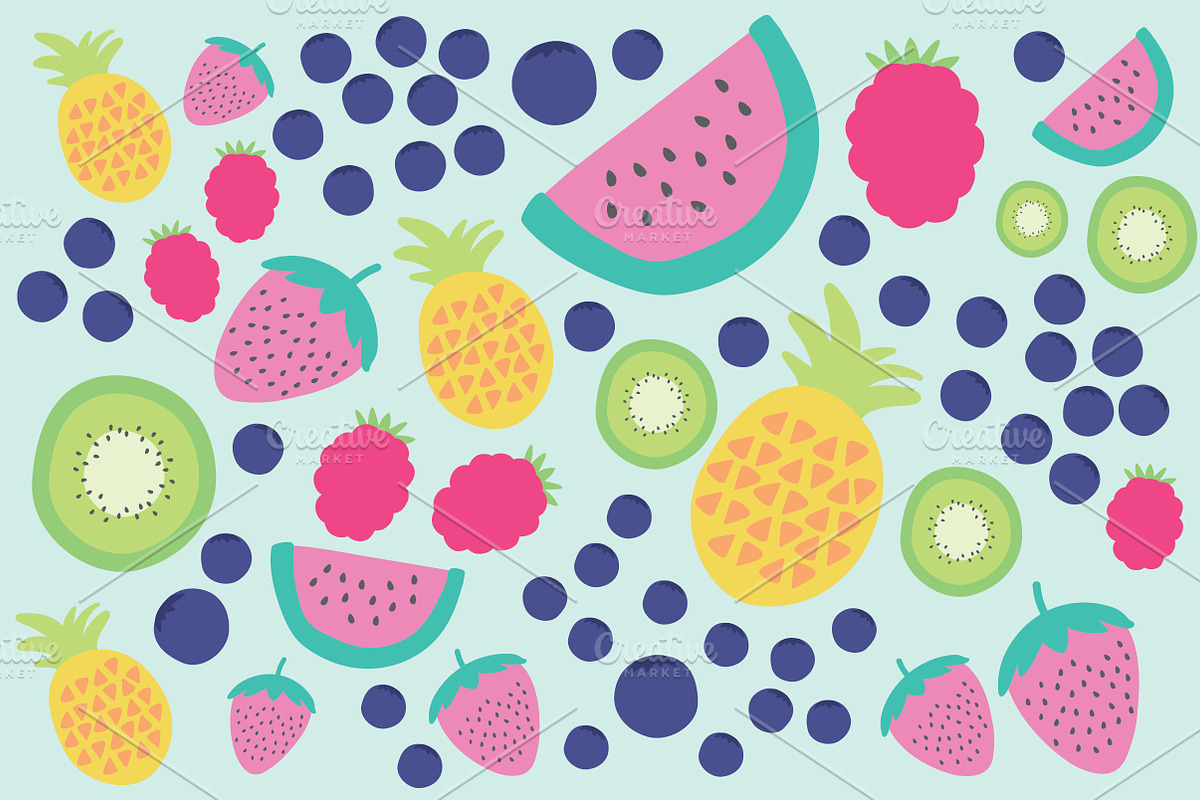 Summer Fruits, an Object Graphic by Kanga & Moose (Photo 3 of 4)