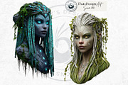 Grove Guardians Fantasy Cliparts, a Person Illustration by ThatsDesignArt (Thumbnail 7 of 10)