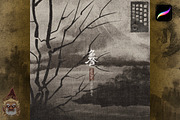 Sumi-E 98 Traditional Japanese Brush, a Brush Add-On by AnuchitTATTOO (Thumbnail 3 of 11)
