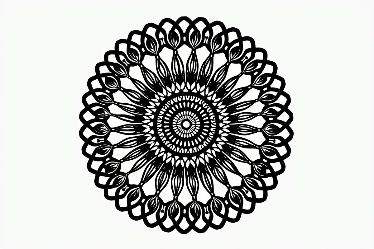 Elegant Mandala Silhouette Bundle, an Illustration by BIPLOB EXPERT (Photo 18 of 21)