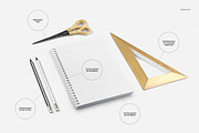 Notebook Mockup Set, a Print Template by creatsy4 (Thumbnail 6 of 9)