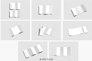 Four-Fold (4 fold) Brochure Mockups, a Books & Magazine Mockup by Lxadesign (Thumbnail 14 of 14)