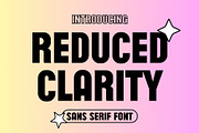 Reduced Clarity Sans Serif Font, a Sans Serif Font by Perfectype (Thumbnail 1 of 5)
