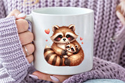 Happy Mothers Day Animal Clipart, an Animal Illustration by DreamCafeArt (Thumbnail 6 of 6)