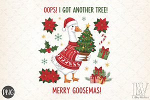 Plant Goose PNG, Funny Plant Lover, an Illustration by Libby Wishes