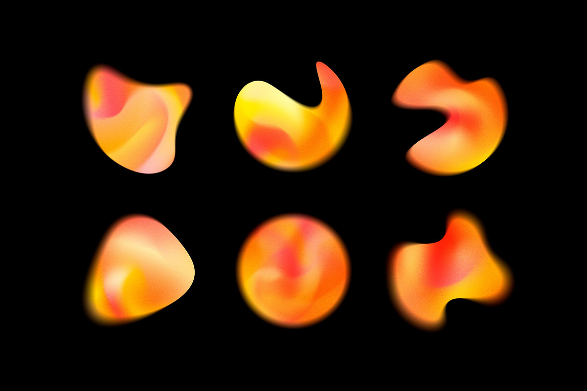 Chroma Gradient Shapes Collection, a Texture Graphic by pixelbuddha.net (Photo 11 of 21)