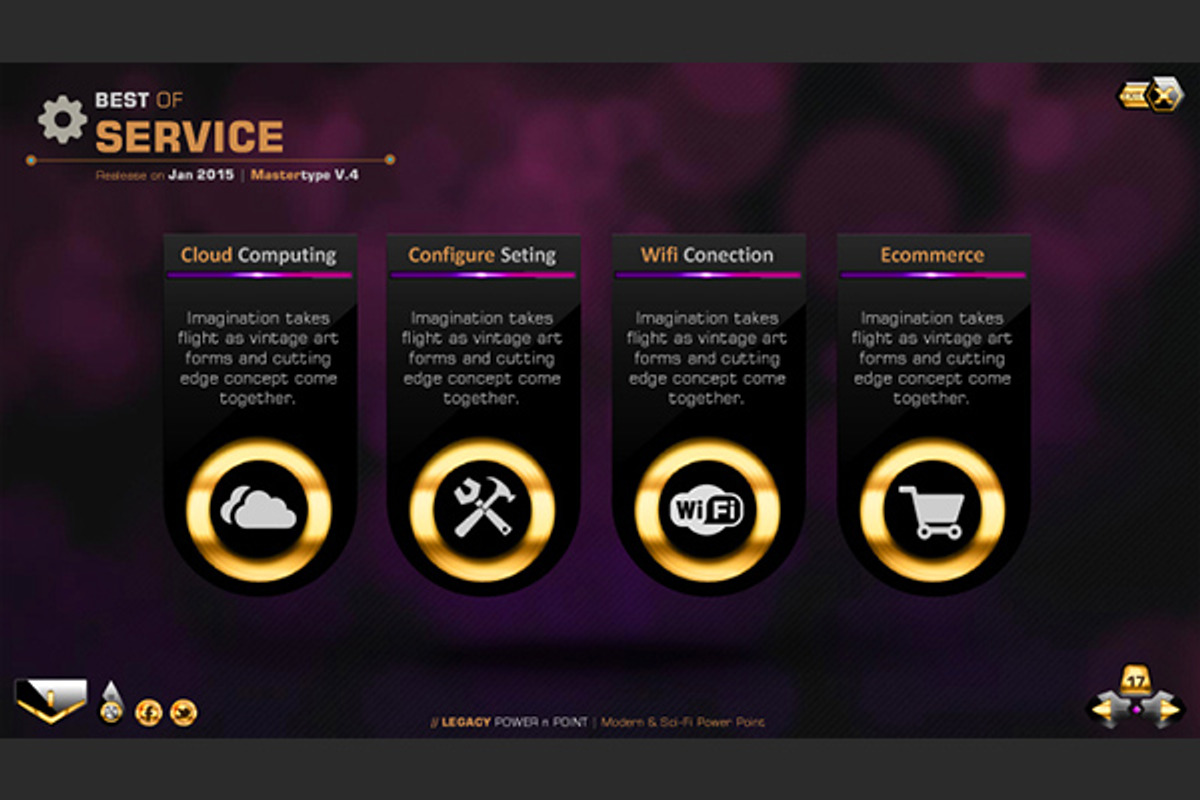 Legacy Powerpoint - Gold Edition, a Presentation Template by Micro Designs (Photo 7 of 8)