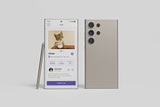 Samsung Galaxy S24 Ultra, an Android Mockup by Indah (Thumbnail 6 of 8)