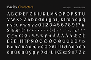 Bacley - Modern Elegant Sans, a Sans Serif Font by Pandeka Studio (Thumbnail 9 of 9)
