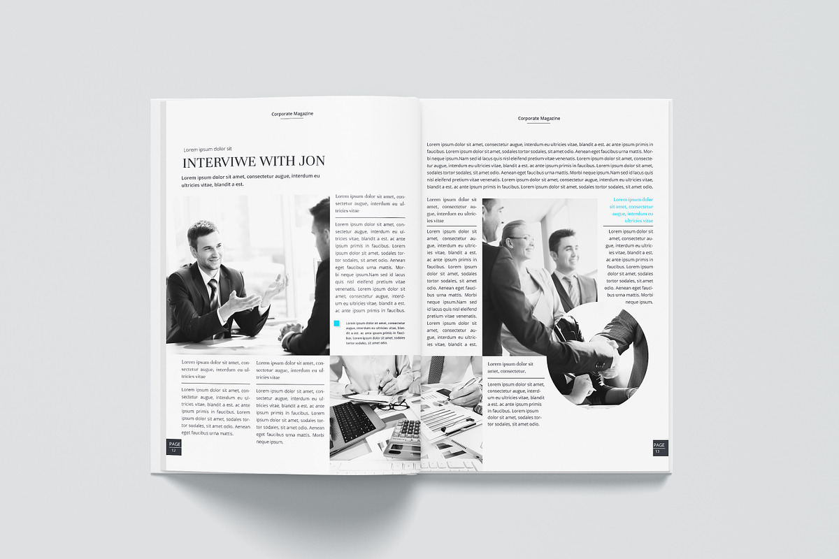Business Magazine | Word & InDesign, a Magazine Template by obidullah_01 (Photo 9 of 14)