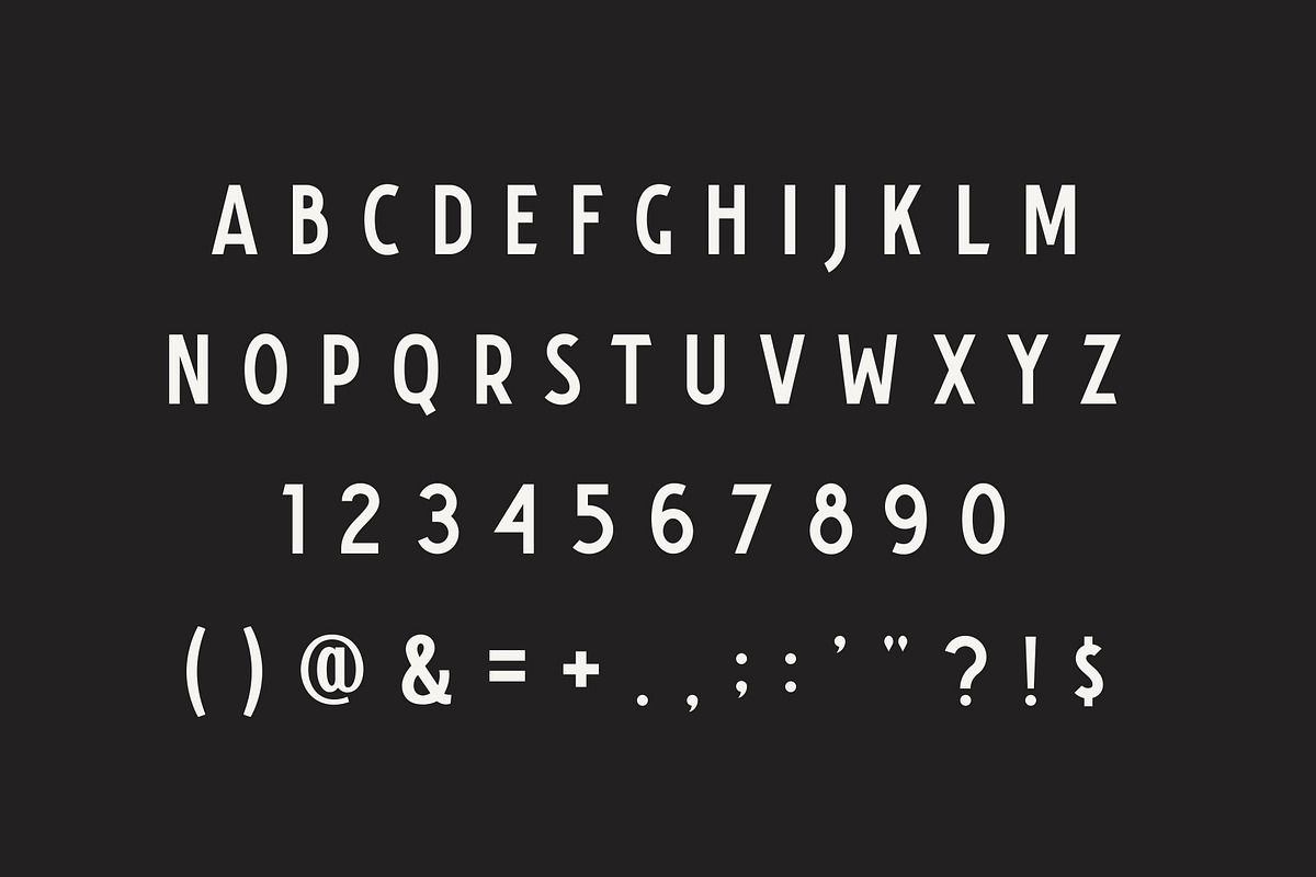 Airfare Font preview 7