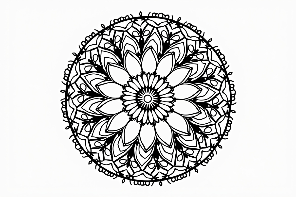 Elegant Hand-Drawn Mandala Designs B, an Object Graphic by BIPLOB EXPERT (Photo 13 of 14)