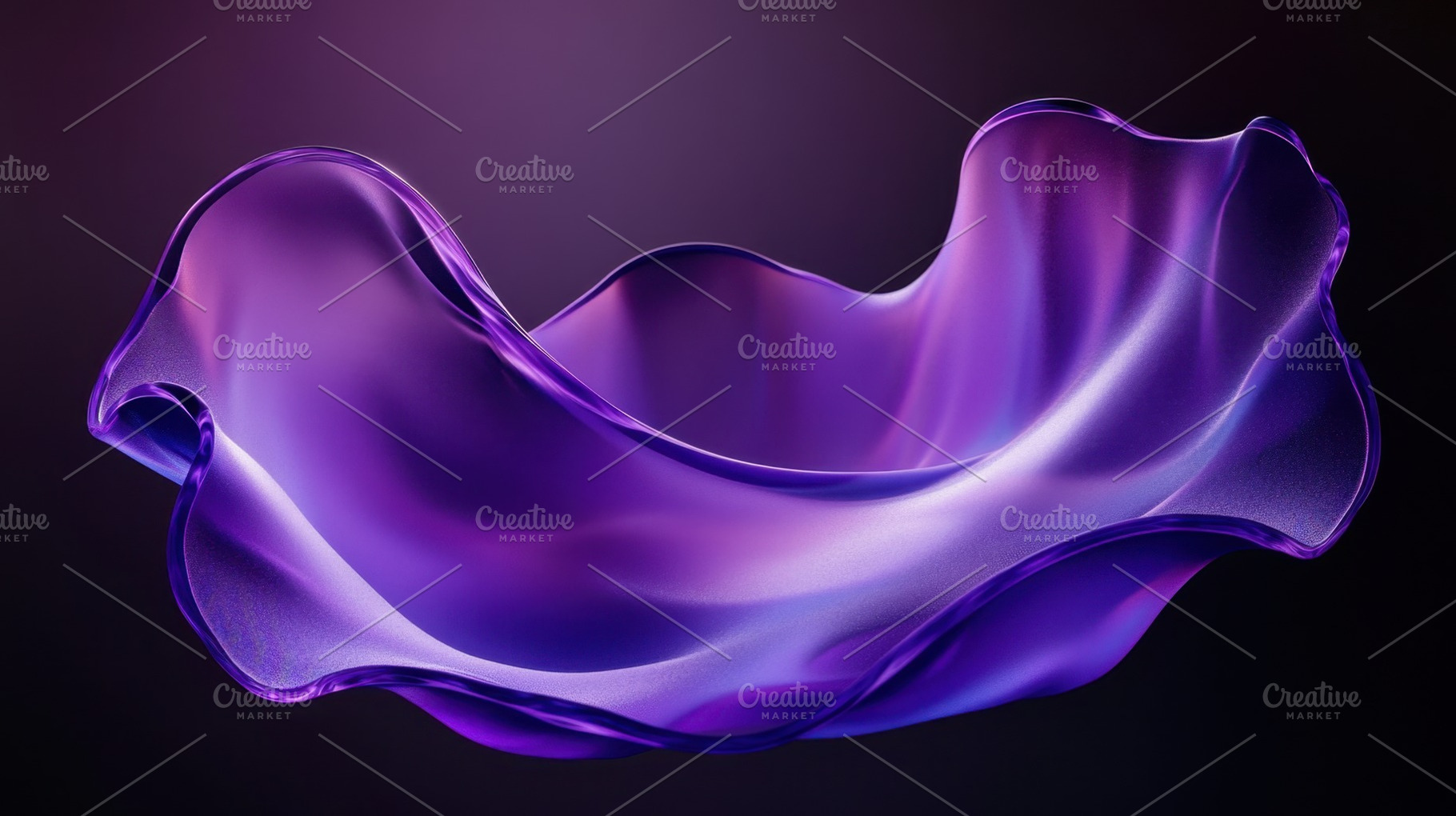 Flowing purple bowl, a Photo by Beautiful things