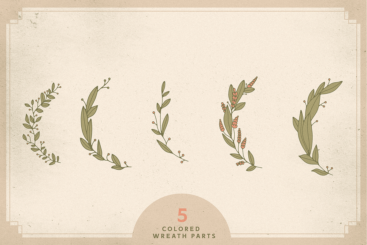 Tiny Botanicals | Wild Flowers Pack, an Illustration by GRPXSTORE (Photo 6 of 7)