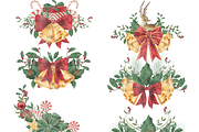 Watercolor Christmas Clipart, a Decorative Illustration by ArtbyHien (Thumbnail 3 of 8)