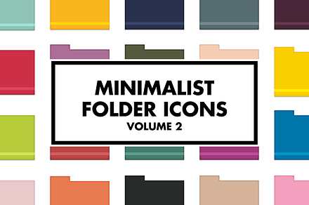 Minimalist Folder Icons Volume 2, an Icon by Marmalade Moon