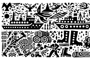 Vintage Transportation Folk Art, a Decorative Illustration by devastd (Thumbnail 28 of 28)