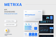 KPI Dashboard Google Slides Template, a Marketing Template by New Coral Design (Thumbnail 1 of 6)