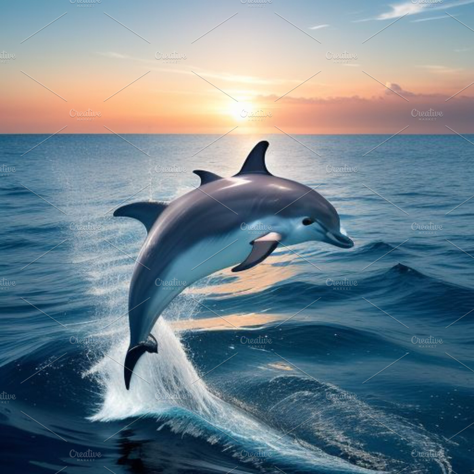 dolphin stock photo, an Animal Photo by ComfortQ