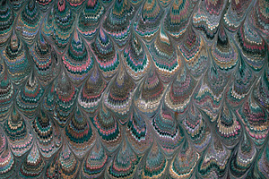 Marbled paper Ottoman style, a Wallpaper Photo by Atropos Images