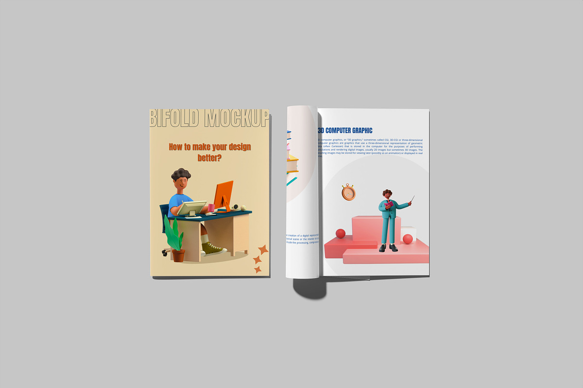A4 Magazine Mockup, a Print Template by rahmatmoscae (Photo 2 of 16)